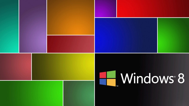Colorful windows8 rainbow triadic graphics free wallpaper - medium preview image