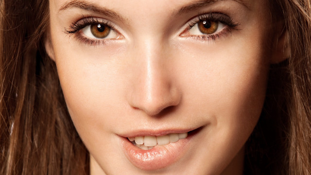 Florianne becker smiling wind blown free wallpaper - medium preview image