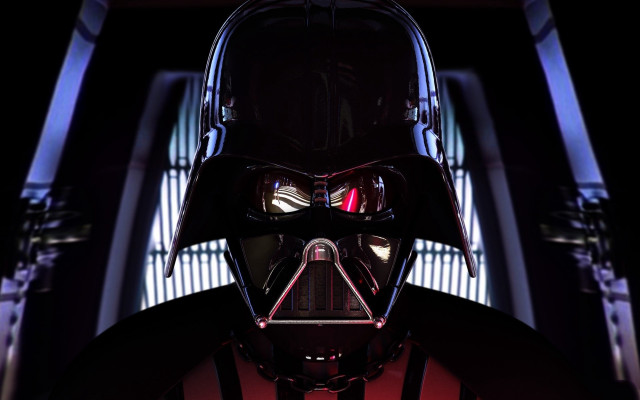 Star wars helmet red light free wallpaper - medium preview image