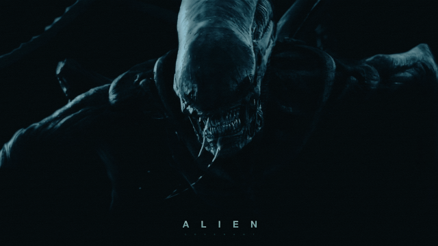 Creepy alien poster sharp teeth free wallpaper - medium preview image