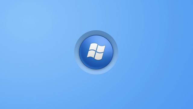 Blue round white logo sky free wallpaper - medium preview image