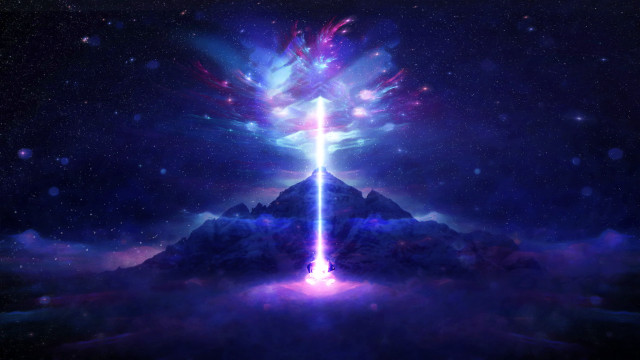 Sci fi holography matte painting free wallpaper - medium preview image