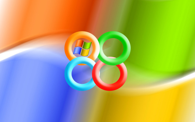 Colorful rainbow olympic background symbol free wallpaper - medium preview image