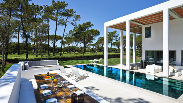 Food table pool outdoors modernism free wallpaper - medium preview image