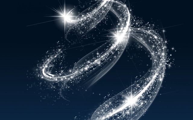 Sparkling letter s blue stars #2 free wallpaper - medium preview image