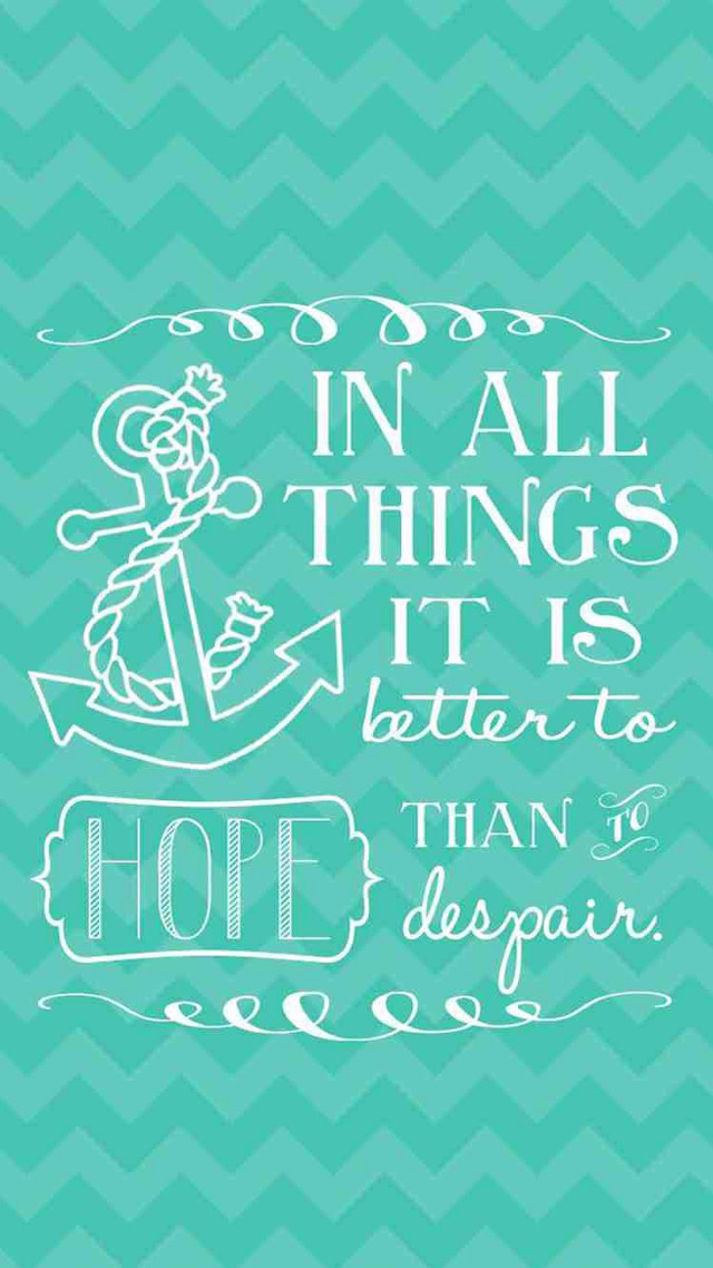 Quote green background white anchor free wallpaper - medium preview image