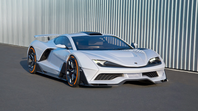 White sports car metal wall free wallpaper - medium preview image