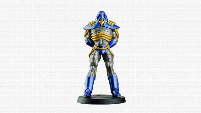 Blue gold robot heroic armor free wallpaper - medium preview image