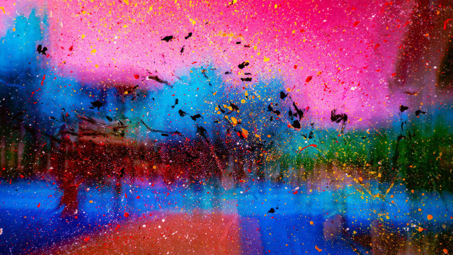 Colorful birds water sky building free wallpaper - medium preview image