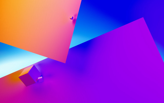 Colorful background small object 3d free wallpaper - medium preview image