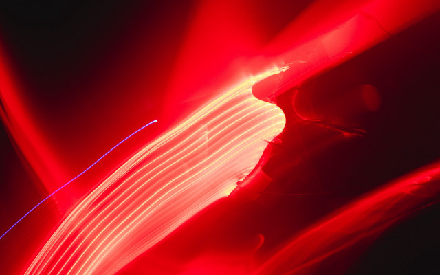 Red light holography torii volumetric free wallpaper - medium preview image