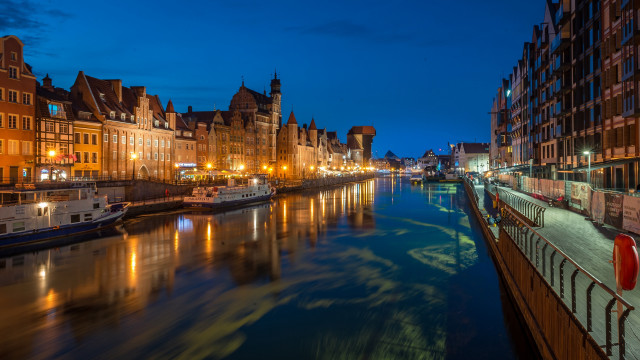 Heidelberg architecture city lights river free wallpaper - medium preview image
