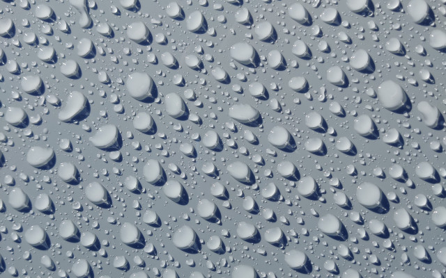 Water droplet blue sky photorealism free wallpaper - medium preview image