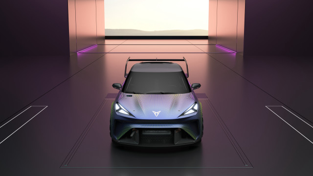 Futuristic car dimly lit room #2 free wallpaper - medium preview image
