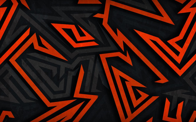 Black red geometric abstract shapes free wallpaper - medium preview image