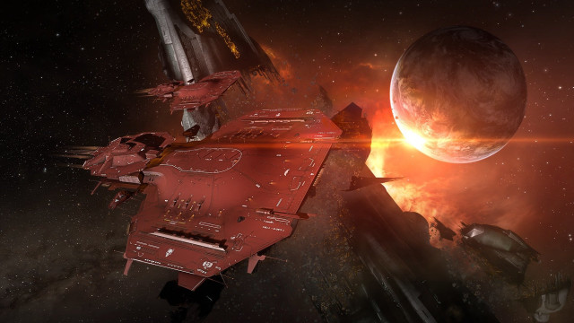 Space station star wars planet free wallpaper - medium preview image