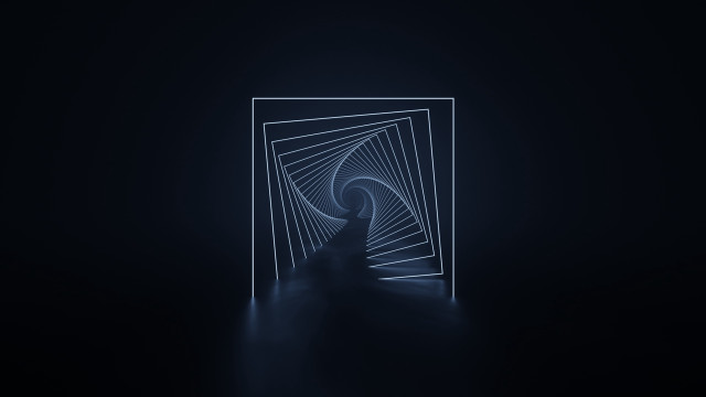 Dark room white light person free wallpaper - medium preview image