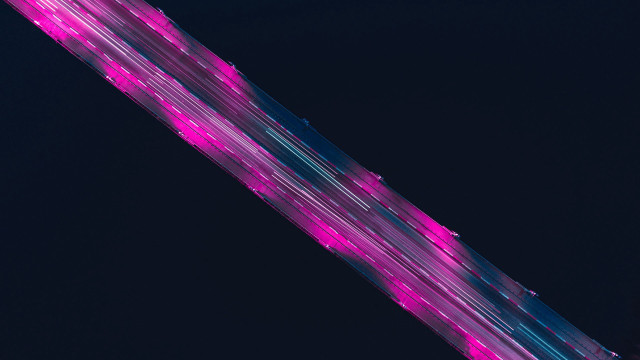 Long pink object air black free wallpaper - medium preview image