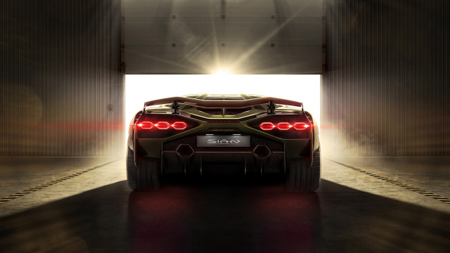 Car tunnel red tail lights free wallpaper - medium preview image