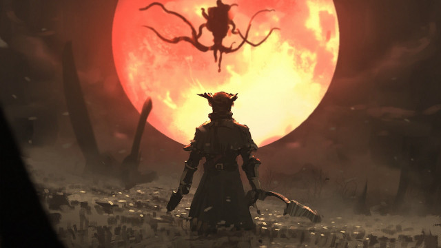 Hunter fullmoon demon armor castle free wallpaper - medium preview image