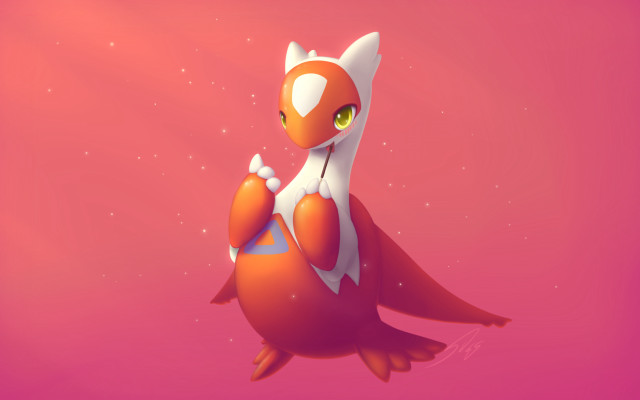 Flying cartoon cat stars aurora free wallpaper - medium preview image