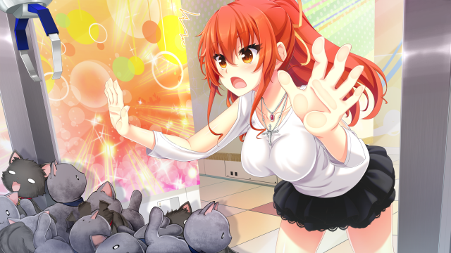 Girl white shirt black skirt #6 free wallpaper - medium preview image