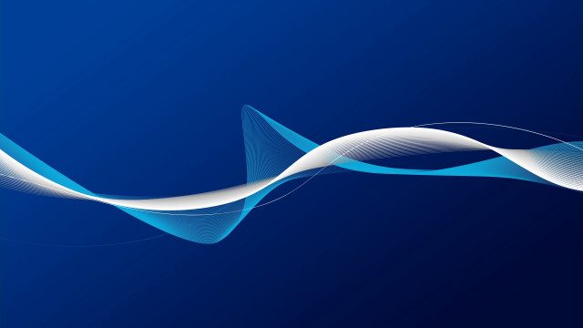 Blue wave digital vector ai free wallpaper - medium preview image