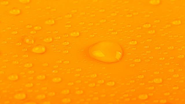 Yellow water drops orange sunset free wallpaper - medium preview image