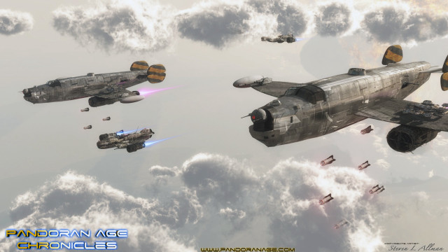 Fighter jets sky clouds stars free wallpaper - medium preview image
