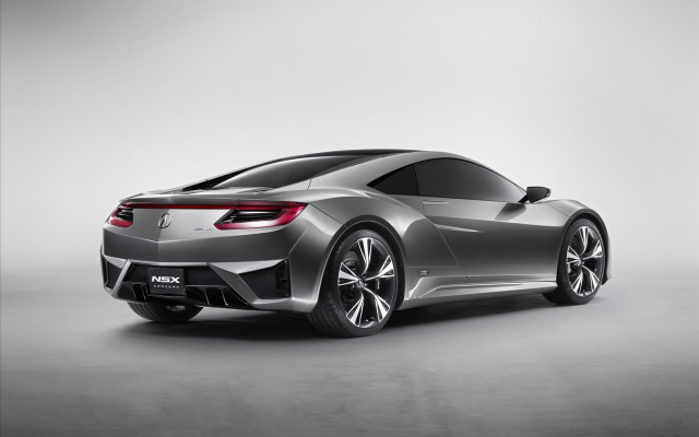 Silver sports car studio gray free wallpaper - medium preview image