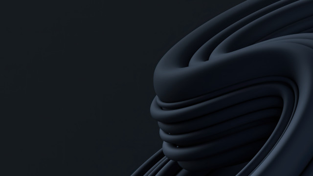 Black background long cord generative #2 free wallpaper - medium preview image