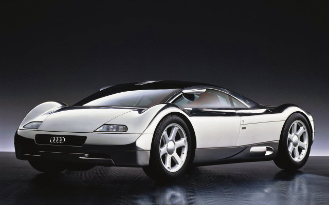 White black car digital rendering free wallpaper - medium preview image