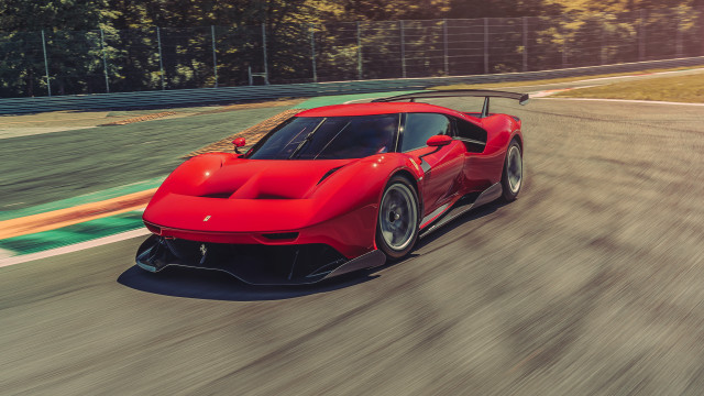 Red sports car race track #55 free wallpaper - medium preview image