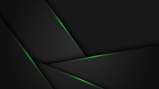 Black green lines minimalism beeple free wallpaper - medium preview image