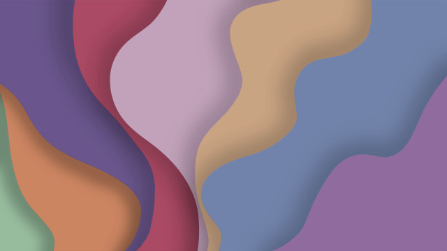 Pastel wavy abstract surreal girl free wallpaper - medium preview image