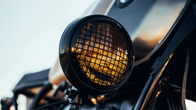 Motorcycle light flares panfuturism 3d free wallpaper - medium preview image
