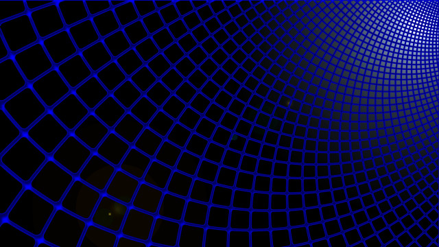 Blue black checkered honeycomb fishnet free wallpaper - medium preview image