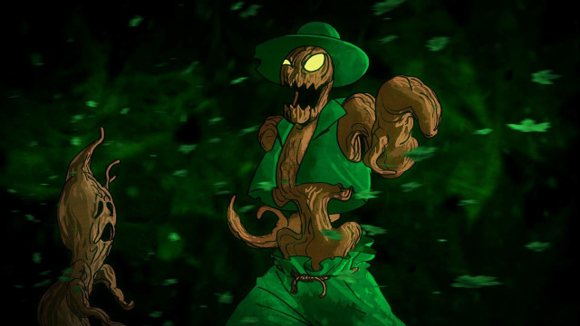 Green man eldritch creature nature free wallpaper - medium preview image