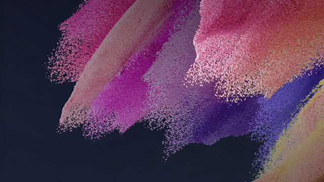 Colored powdered objects night sky free wallpaper - medium preview image