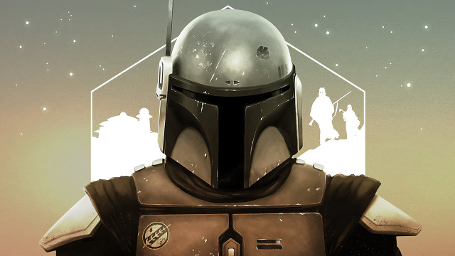 Star wars boba fett astronaut free wallpaper - medium preview image