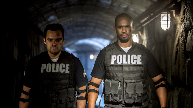 Police uniforms tunnel dark bald free wallpaper - medium preview image
