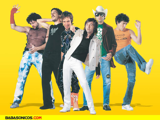 Men group yellow background standing free wallpaper - medium preview image