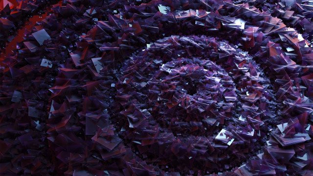 Large purple object circle red free wallpaper - medium preview image
