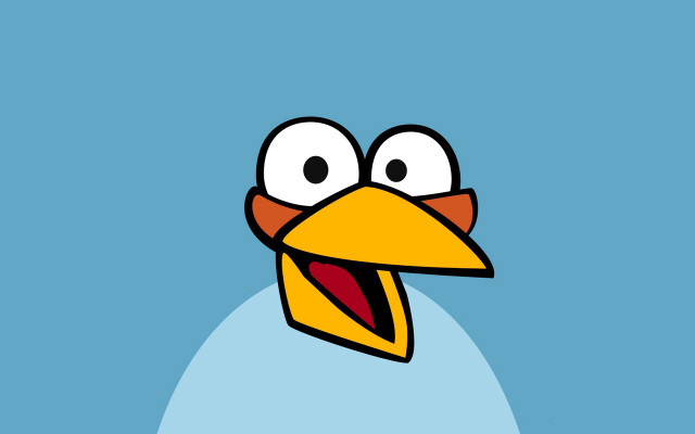 Cartoon bird big smile big free wallpaper - medium preview image