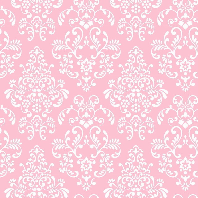 Pink white floral wallpaper design free wallpaper - medium preview image