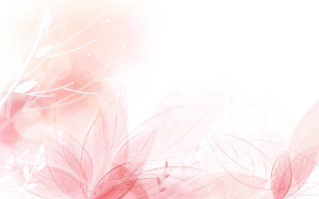 Pink white background flowers leaves #2 free wallpaper - medium preview image
