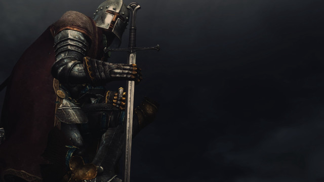 Knight armor sword shield dark free wallpaper - medium preview image