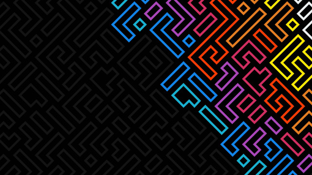 Black rainbow diagonal edenbox geometric free wallpaper - medium preview image
