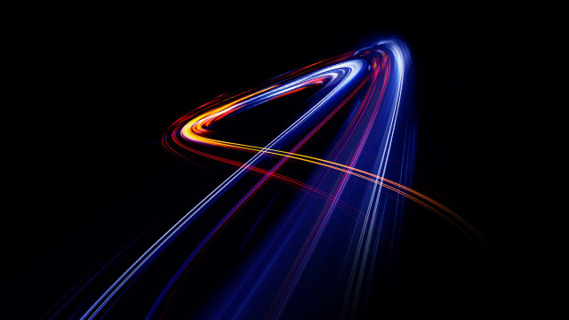 Light streaks holography motion blur free wallpaper - medium preview image