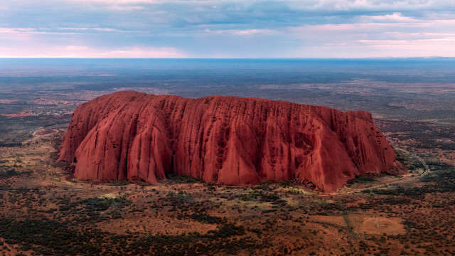 Desert rock formation australian tonalism free wallpaper - medium preview image